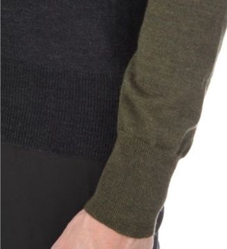 Vivienne Westwood Block-colour V-neck wool jumper