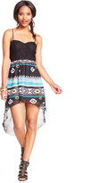 Thumbnail for your product : Trixxi Juniors' Printed High-Low Dress