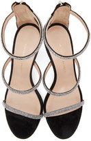 Thumbnail for your product : Giuseppe Zanotti Black Kanda Sparkle Heels