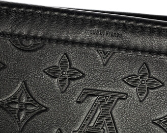 LOUIS VUITTON Black Monogram Leather Gaston Wearable Wallet