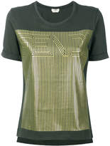 Thumbnail for your product : Fendi gold-tone motif T-shirt