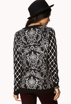 Thumbnail for your product : Forever 21 Baroque Print Sweater