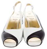 Thumbnail for your product : Bruno Magli Leather Slingback Pumps