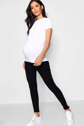 boohoo Maternity Freya Under The Bump Skinny Jean