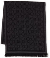 Thumbnail for your product : Versace Checker Logo Scarf