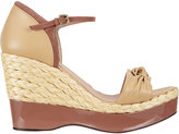 Thumbnail for your product : Nina Ricci Knotted Espadrille Wedge Sandals