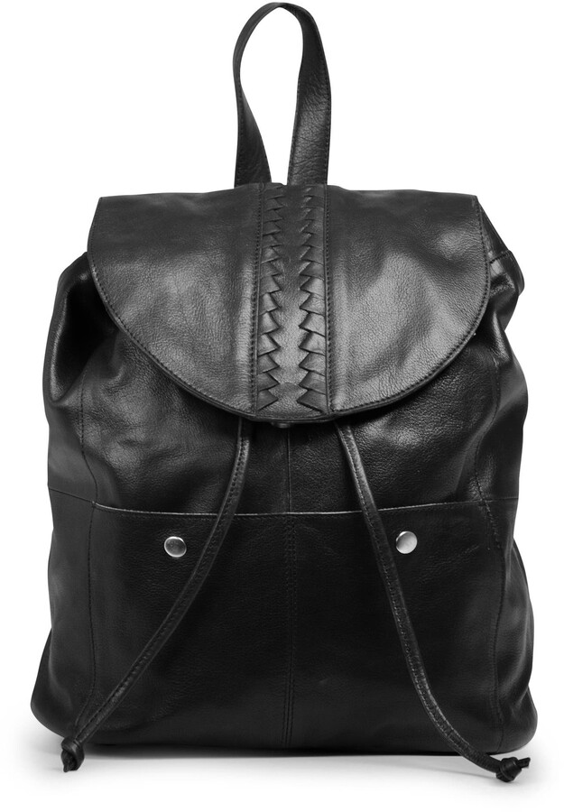 Aggressive Preservative Hymn Day & Mood Flat Front Leather Backpack - ShopStyle