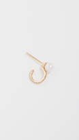 Thumbnail for your product : Paige Novick 18k Stud with Pearl & Pave Diamonds