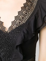 Thumbnail for your product : Charo Ruiz Ibiza Lace Trim Gown