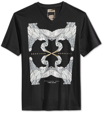 Sean John Men's Big & Tall Graphic-Print Cotton T-Shirt