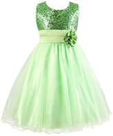 Thumbnail for your product : FREE FISHER Flower Girls Dress for Wedding Party with Sequins 160