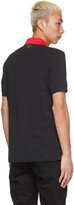 Thumbnail for your product : Raf Simons Black & Red Fred Perry Edition Contrast Collar Polo