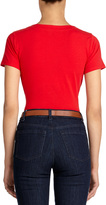 Thumbnail for your product : Jones New York Stretch Cotton Short Sleeve Crew Neck Tee Shirt
