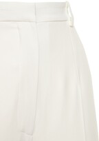 Thumbnail for your product : Alexander McQueen High Rise Straight Crepe Pants