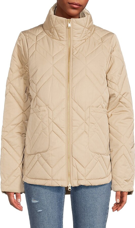 Barbour Stand Collar Quilted Jacket ShopStyle