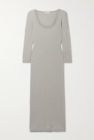 Thumbnail for your product : James Perse Ribbed Cotton-blend Jersey Midi Dress