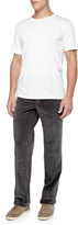 Thumbnail for your product : Incotex Cotton-Cashmere Brando Corduroy Pants, Gray