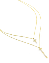 Thumbnail for your product : Natalie B Jewelry Way Up Necklace in Gold/Clear