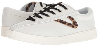 tretorn nylite 25 plus leopard sneakers