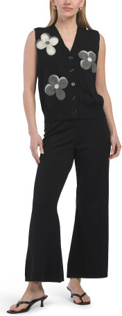 TJMAXX 2Pc Vest And Pants Set For Women, Nylon/Polyester/Rayon