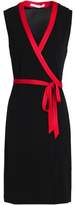 Thumbnail for your product : Diane von Furstenberg Two-tone Jersey Wrap Dress