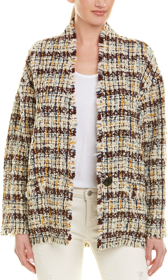 Isabel Marant Etoile Ipso Tweed Jacket - ShopStyle