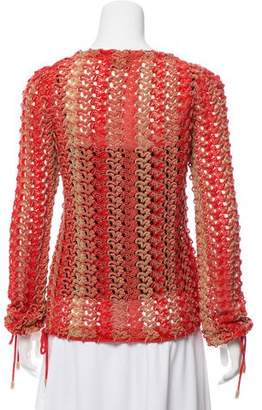 Missoni Knit Long Sleeve Sweater