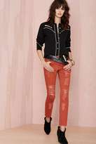 Thumbnail for your product : Nasty Gal Cut to the Chase Jeans