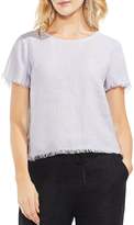Thumbnail for your product : Vince Camuto Frayed Linen Top