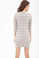Thumbnail for your product : LOVE21 LOVE 21 Contemporary Ruffled Lace Sheath Dress