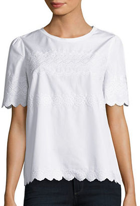 Max Mara Weekend Canore Scalloped Trimmed Top