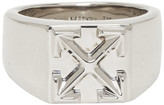 Thumbnail for your product : Off-White Silver Arrow Ring