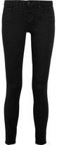 Thumbnail for your product : L'Agence The Chantal Low-rise Skinny Jeans - Black