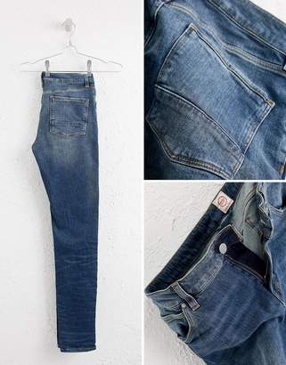 ASOS Design Skinny Jeans In 12.5oz Mid Blue