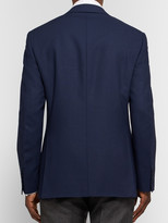 Thumbnail for your product : Canali Royal-Blue Slim-Fit Travel Water-Resistant Wool Blazer