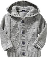 Thumbnail for your product : Old Navy Hooded Cable-Knit Cardigans for Baby