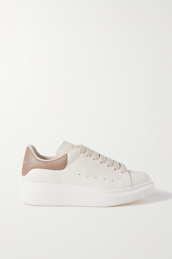 white sole platform shoes