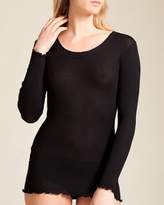 Thumbnail for your product : Dana Pisarra Parigi Cashmere Silk Long Sleeve Top
