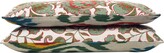 Thumbnail for your product : HERITAGE Geneve - Olive Fruit Silk Suzani Cushion Double Sided Ikat