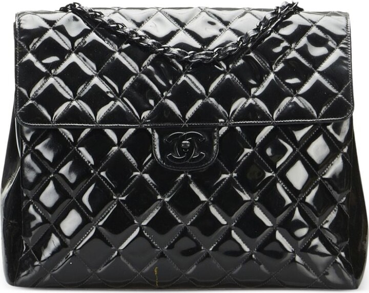 Chanel Pre Owned 1996-1997 So Black Classic Flap shoulder bag