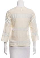 Thumbnail for your product : Band Of Outsiders Striped Long Sleeve Top