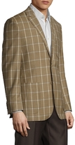 Thumbnail for your product : English Laundry Checkered Print Notch Lapel Sportcoat