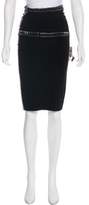 Thumbnail for your product : Norma Kamali Embellished Pencil Skirt w/ Tags
