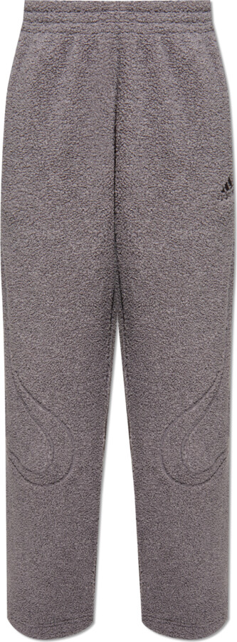 adidas Fleece Pants With Logo, , - Grey