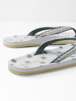 white stuff flip flops