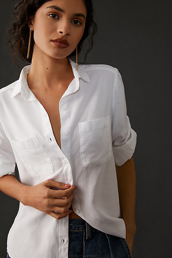 Cloth & Stone Buttondown Shirt White - ShopStyle