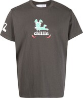 Chillin graphic-print T-shirt 