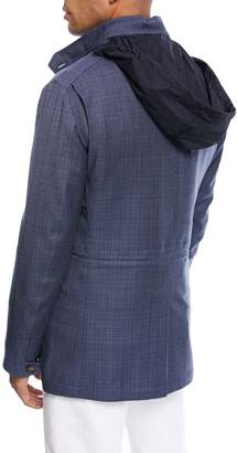 Brioni Textured Wool Field Jacket