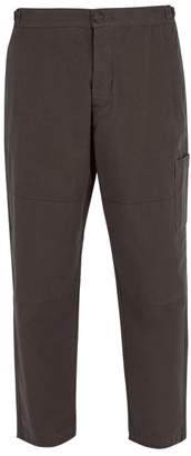 Oliver Spencer Judo Cotton Twill Pants - Mens - Grey Multi