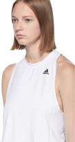 Thumbnail for your product : adidas White Twist Back Tank Top